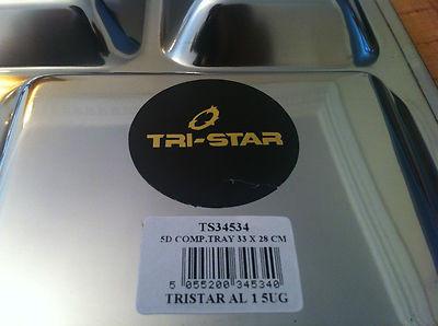 5 Compartment  Steel Thali Plates - Image 4