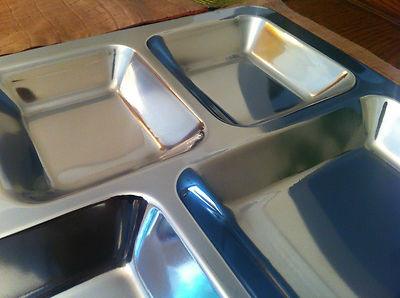 5 Compartment  Steel Thali Plates - Image 6