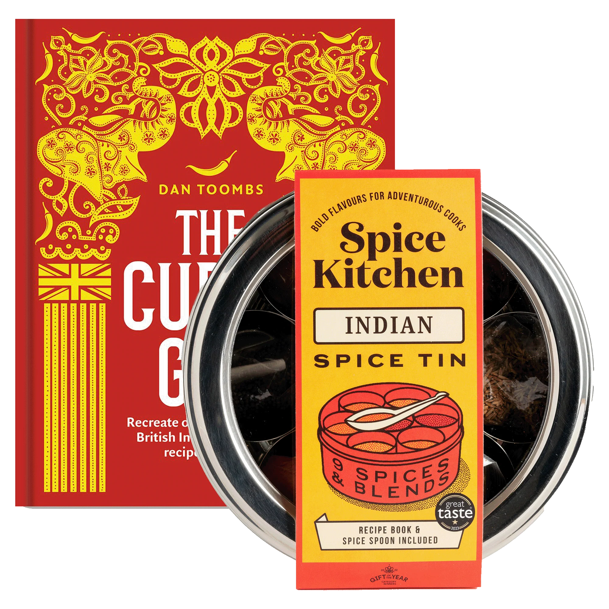 'The Curry Guy' Cookbook & Sari Wrapped Indian Spice Tin - Image 5