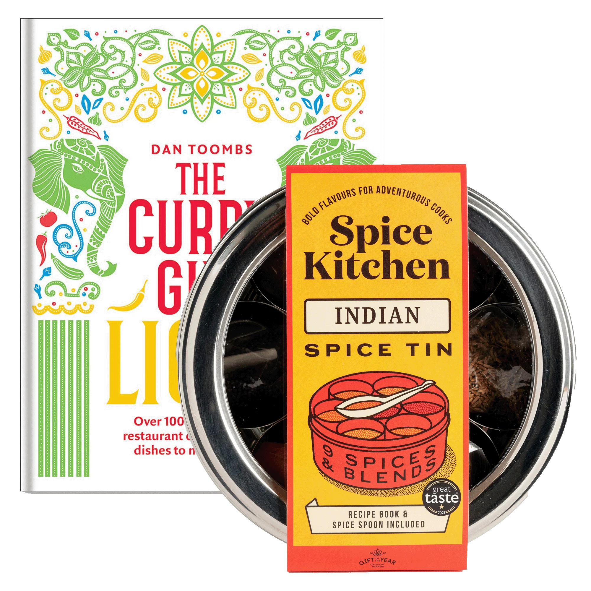 'The Curry Guy' Cookbook & Sari Wrapped Indian Spice Tin - Image 8