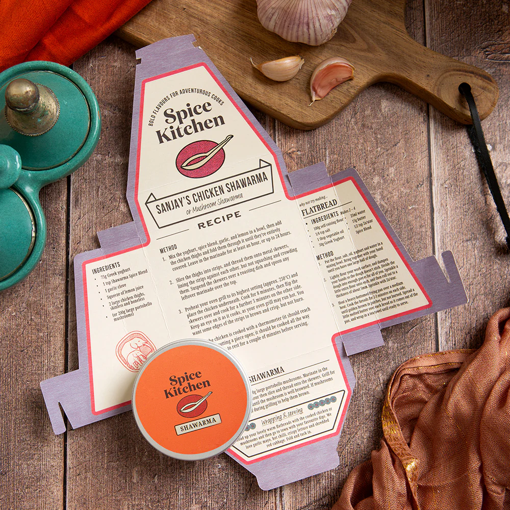 Sanjay’s Chicken Shawarma (or Mushroom) Recipe Kit - Image 3