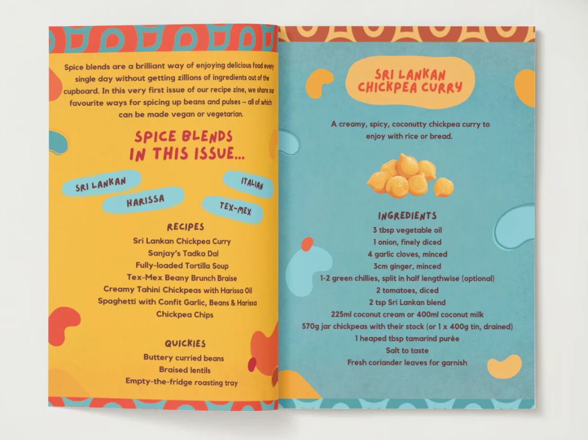 Bean Zine, 4 Spice Blends & Bold Beans Cookery Kit - Image 6