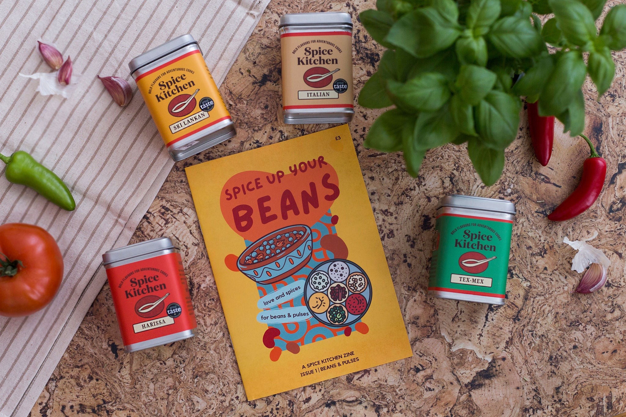 Spice-Up-Your-Beans Zine & Blends Set - Image 5